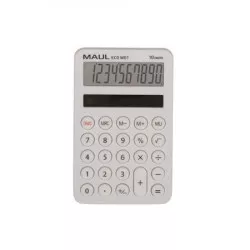 Számológép, asztali, 10 számjegy, MAUL "Eco MD 1", fehér