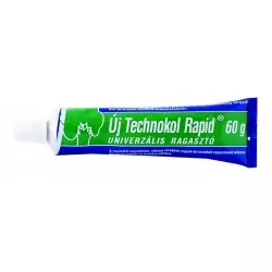 Ragasztó, folyékony, 60 g, TECHNOKOL "Rapid", zöld