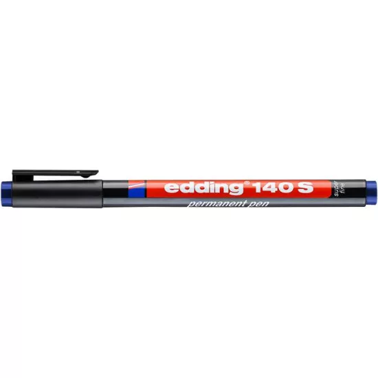 Alkoholos marker, OHP, 0,3 mm, EDDING "140 S", kék