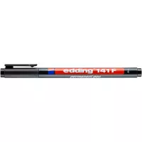 Alkoholos marker, OHP, 0,6 mm, EDDING "141 F", fekete