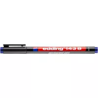 Alkoholos marker, OHP, 1 mm, EDDING "143 B", kék