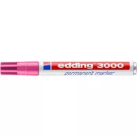 Alkoholos marker, 1,5-3 mm, kúpos, EDDING "3000", rózsaszín