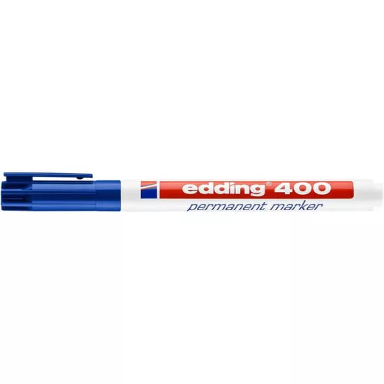 Alkoholos marker, 1 mm, EDDING "400", kék