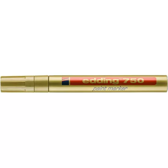 Lakkmarker, 2-4 mm, EDDING "750", arany
