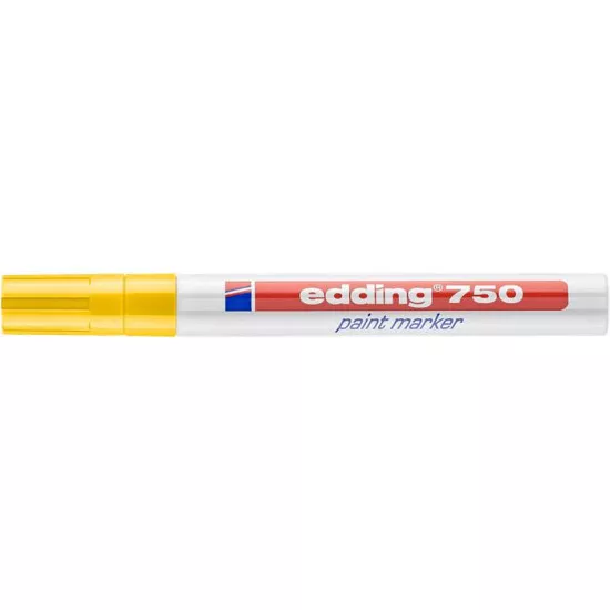 Lakkmarker, 2-4 mm, EDDING "750", sárga