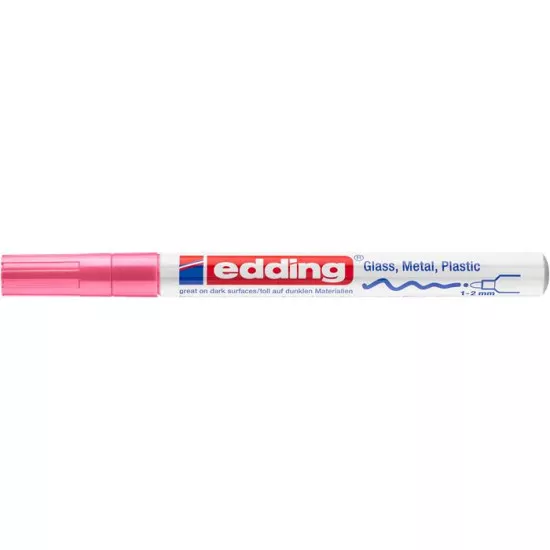 Lakkmarker, 1-2 mm, EDDING "751", rózsaszín