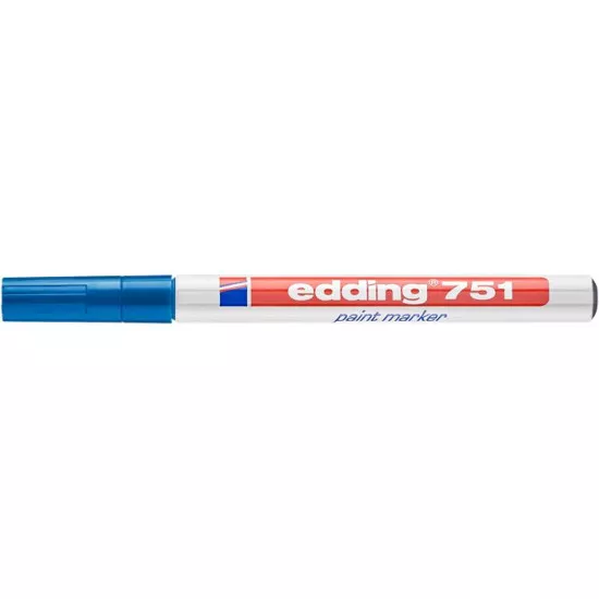Lakkmarker, 1-2 mm, EDDING "751", sötétkék