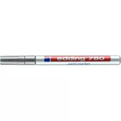 Lakkmarker, 0,8 mm, EDDING "780", ezüst