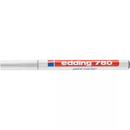 Lakkmarker, 0,8 mm, EDDING "780", fehér