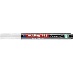 Lakkmarker, 1-2 mm, PCR, EDDING "791", fehér
