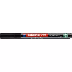 Lakkmarker, 1-2 mm, PCR, EDDING "791", fekete