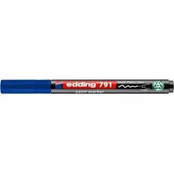 Lakkmarker, 1-2 mm, PCR, EDDING "791", kék