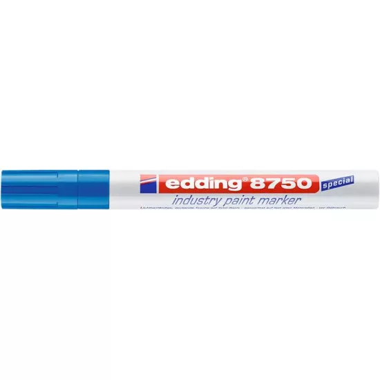 Lakkmarker, 2-4 mm, EDDING, "8750", kék