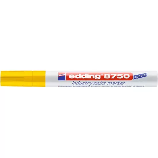 Lakkmarker, 2-4 mm, EDDING, "8750", sárga