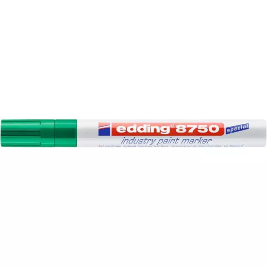 Lakkmarker, 2-4 mm, EDDING, "8750", zöld