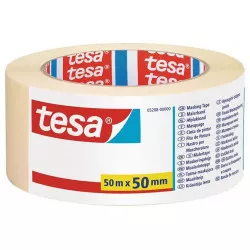 Festő- és mázolószalag, 50 mm x 50 m, TESA "Standard 5089"