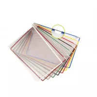 Bemutatótábla, A4, acélkeretes, TARIFOLD, szürke Bemutatótábla, A4, acélkeretes, TARIFOLD, szürke