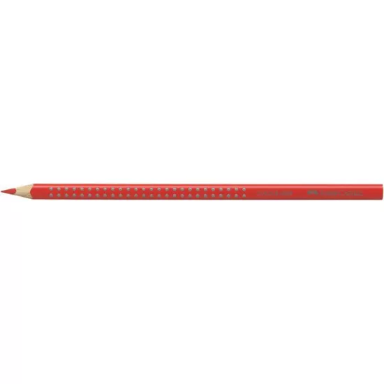 Színes ceruza, háromszögletű, FABER-CASTELL "Grip 2001", piros