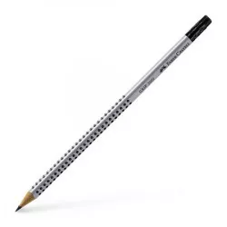 Grafitceruza radírral, HB, háromszögletű, FABER-CASTELL "Grip 2001"