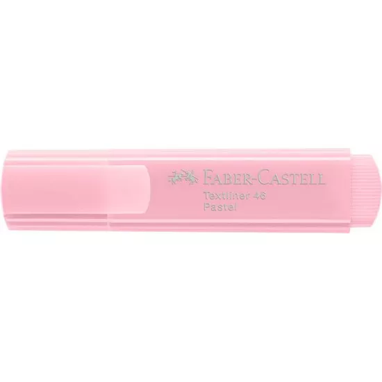 Szövegkiemelő, 1-5 mm, FABER-CASTELL "1546 Pastel", pasztell rózsaszín