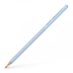 Grafitceruza, B, háromszögletű, FABER-CASTELL "Grip 2001", égkék