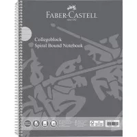 Spirálfüzet, A4, vonalas, 80 lap, perforált, lyukasztott, FABER-CASTELL Spirálfüzet, A4, vonalas, 80 lap, perforált, lyukasztott, FABER-CASTELL