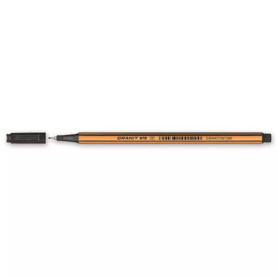 Tűfilc, 0,4 mm, GRANIT "C970", fekete