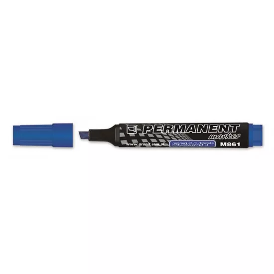 Alkoholos marker, 1-5 mm, vágott, GRANIT "M861", kék
