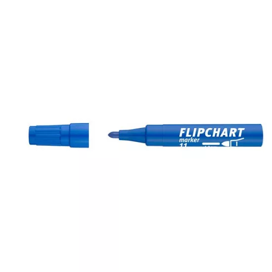 Flipchart marker, 1-3 mm, kúpos, ICO "Artip 11", kék