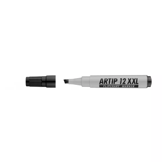 Flipchart marker, 1-3 mm, kúpos, ICO "Artip 11 XXL", fekete