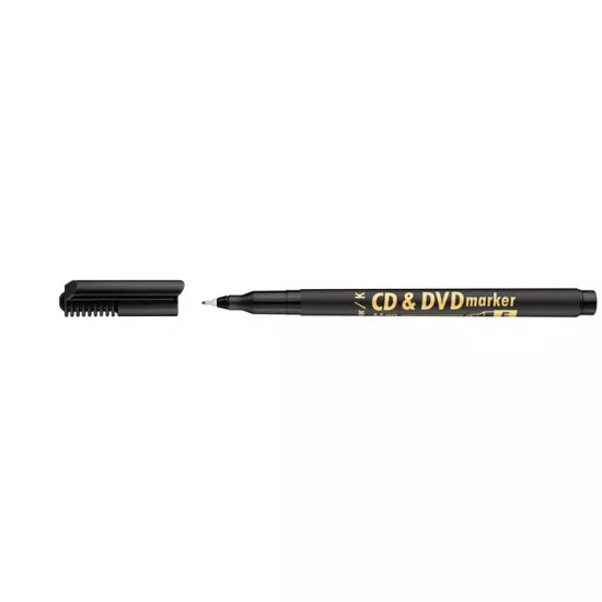 Alkoholos marker, CD/DVD, 0,5 mm, ICO, fekete