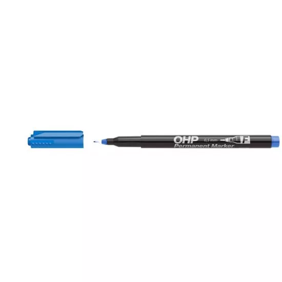 Alkoholos marker, OHP, 0,5 mm, F, ICO, kék
