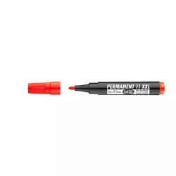 Alkoholos marker, 1-3 mm, kúpos, ICO "Permanent 11 XXL", piros