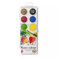 Vízfesték, 12 darabos, 30 mm, ICO "Süni" Vízfesték, 12 darabos, 30 mm, ICO "Süni"