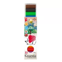 Gyurma, 200 g, ICO "Süni", színes
