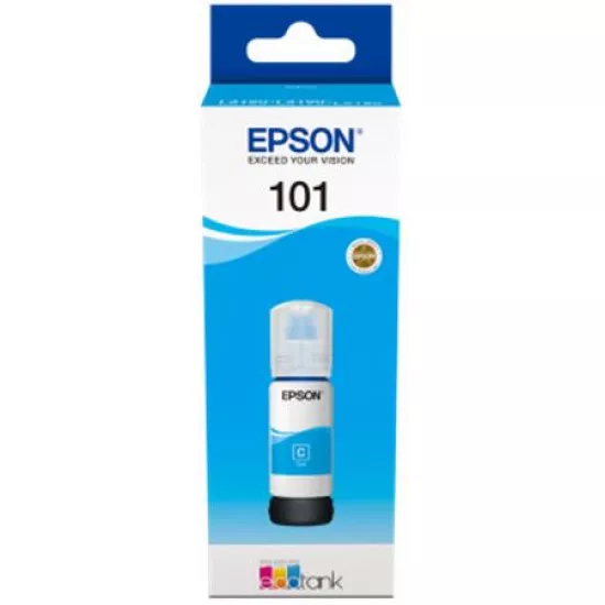 T03V2 Tinta, Ecotank L6190 nyomtatóhoz, EPSON, cián, 70ml