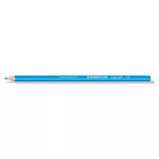 Színes ceruza, háromszögletű, STAEDTLER "Ergo Soft", világoskék