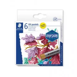 Olajpasztell kréta, STAEDTLER® "2420 M", 6 különböző metál szín