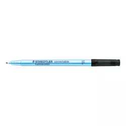 Alkoholmentes marker, OHP, 0,6 mm, STAEDTLER "Lumocolor 305 F", fekete