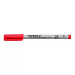 Alkoholmentes marker, OHP, 0,4 mm, STAEDTLER "Lumocolor 311 S", piros