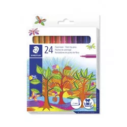 Rostirón készlet, 1 mm, STAEDTLER, 24 különböző szín