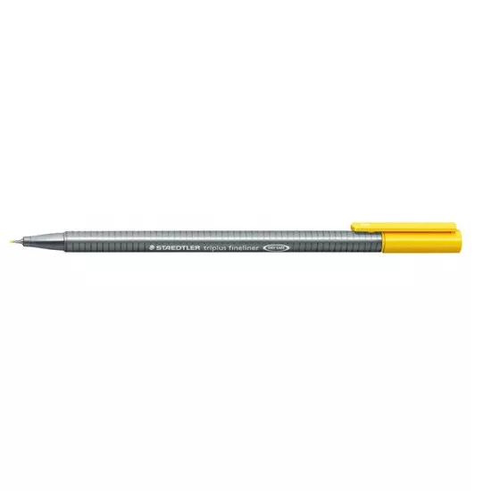 Tűfilc, 0,3 mm, STAEDTLER "Triplus", sárga