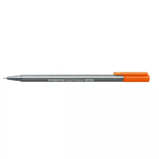 Tűfilc, 0,3 mm, STAEDTLER "Triplus", narancssárga