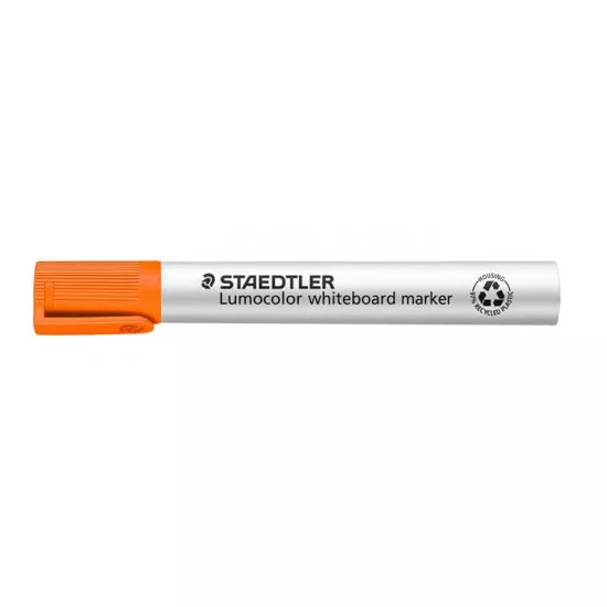 Táblamarker, 2-5 mm, vágott, STAEDTLER "Lumocolor 351 B", narancssárga