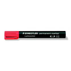 Alkoholos marker, 2 mm, kúpos, STAEDTLER "Lumocolor 352", piros