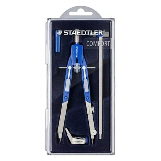 Precíziós körző készlet, 4 darabos, STAEDTLER "Mars® comfort 552"