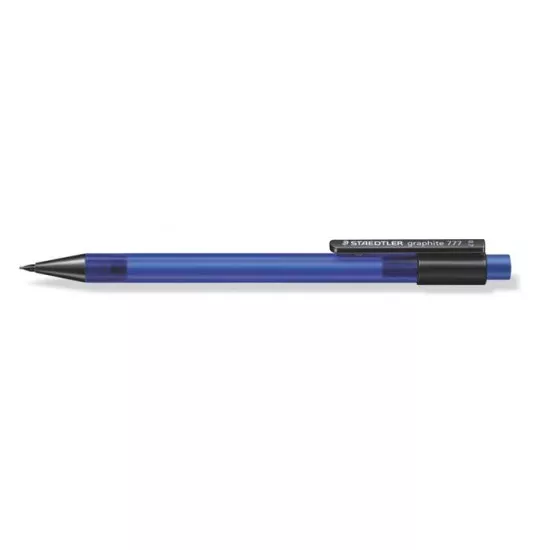 Nyomósirón, 0,7 mm, STAEDTLER "Graphite 777", kék