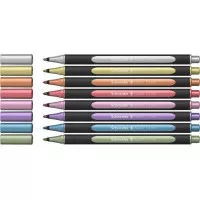 Akril marker készlet, 1-2 mm, SCHNEIDER "Paint-It 020", 8 különböző metálfényű szín Akril marker készlet, 1-2 mm, SCHNEIDER "Paint-It 020", 8 különböző metálfényű szín