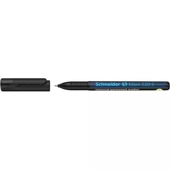 Alkoholos marker, OHP, 0,4 mm, SCHNEIDER "Maxx 220 S", fekete