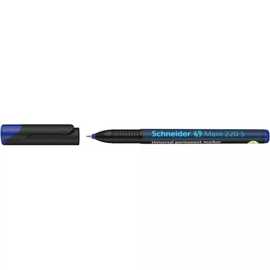 Alkoholos marker, OHP, 0,4 mm, SCHNEIDER "Maxx 220 S", kék